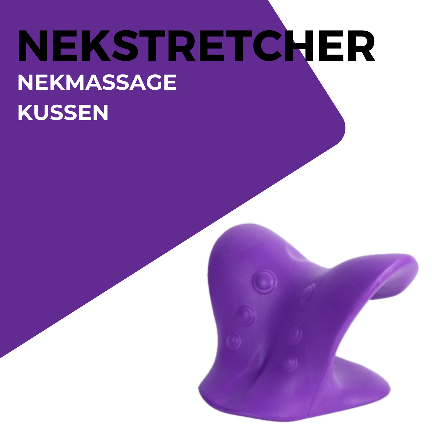 MOLOO-Nekstretcher-Paars-Massagekussen-Nekmassage-Kussen-Nekpijn-en-Rugklacht