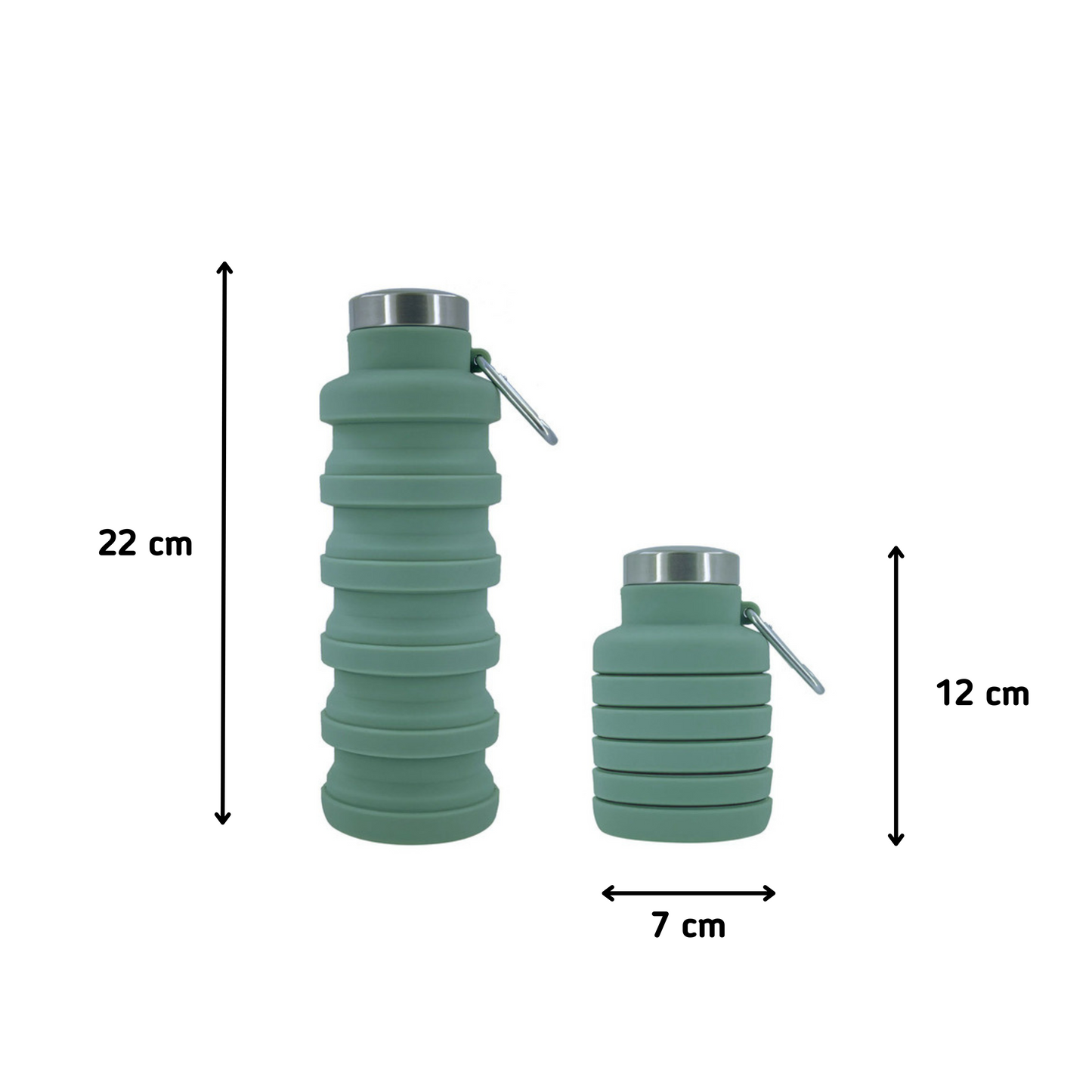 MOLOO-Opvouwbare-Drinkfles-Donker-Groen-500-ML-Sportfles-Cadeau