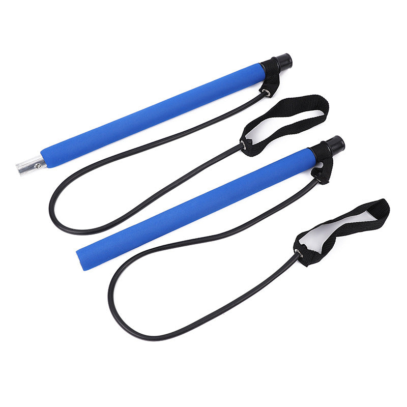 MOLOO-Resistance-Bar-Blauw-Fitness-Elastiek-Pilates-Bar-Thuis-Sporten-Full-Body