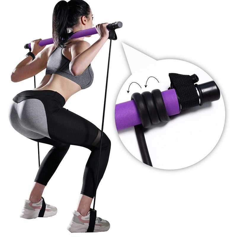 MOLOO-Resistance-Bar-Paars-Fitness-Elastiek-Pilates-Bar-Thuis-Sporten-Full-Body