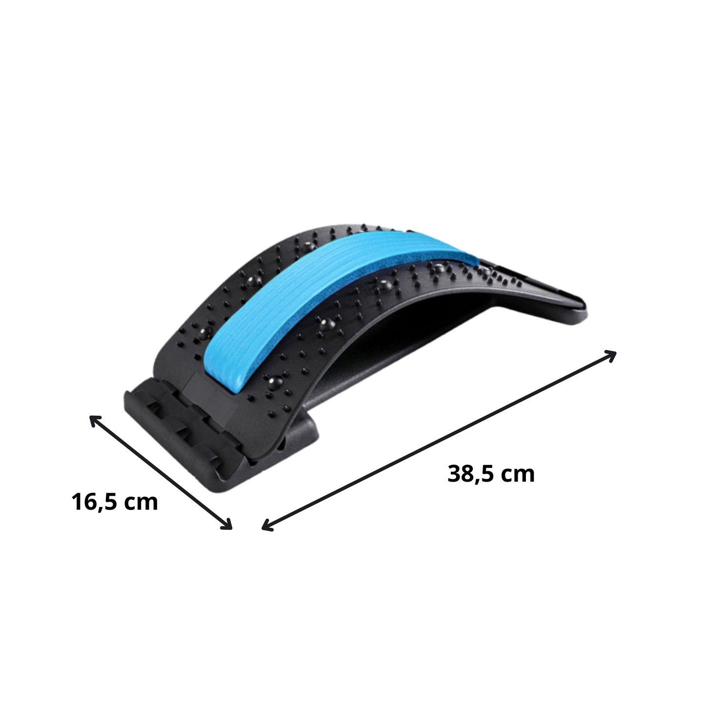 MOLOO-Rugstretcher-Blauw-Backstretcher-Rugmat-Accupuntuur