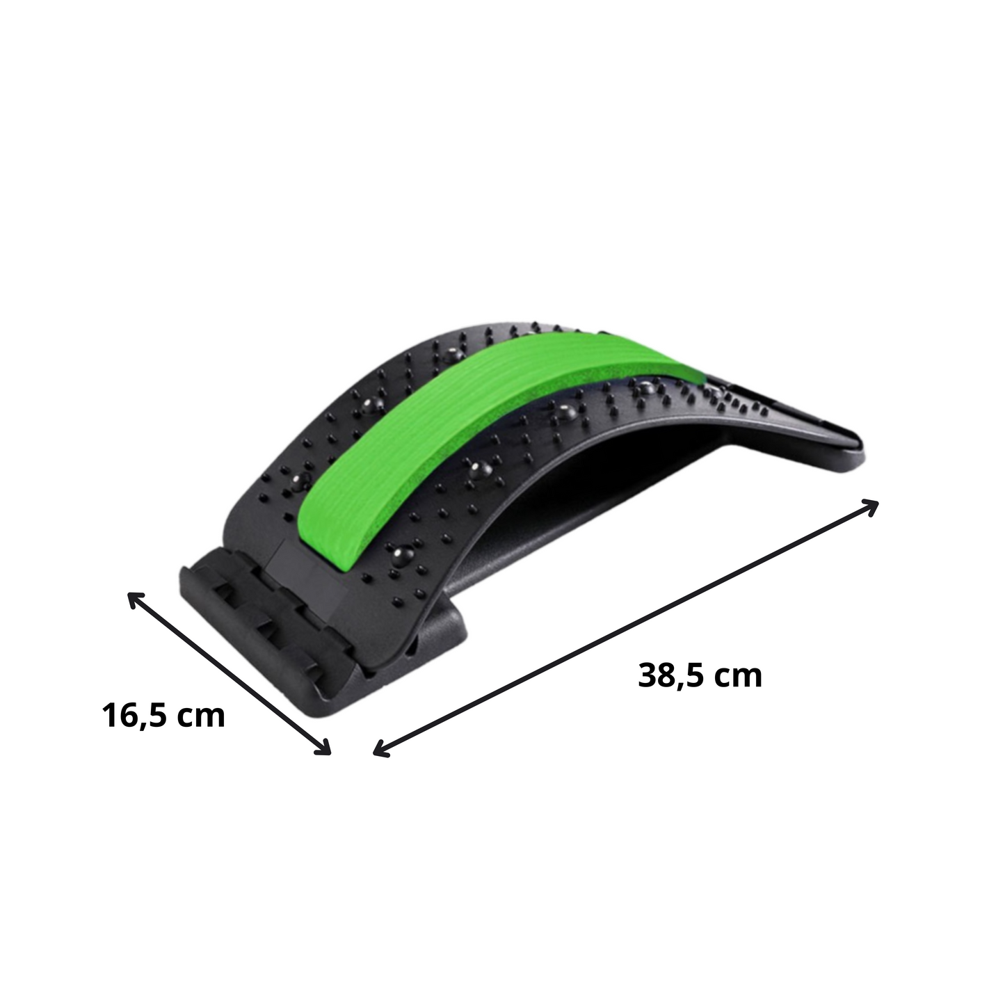 MOLOO-Rugstretcher-Groen-Backstretcher-Rugmat-Accupuntuur