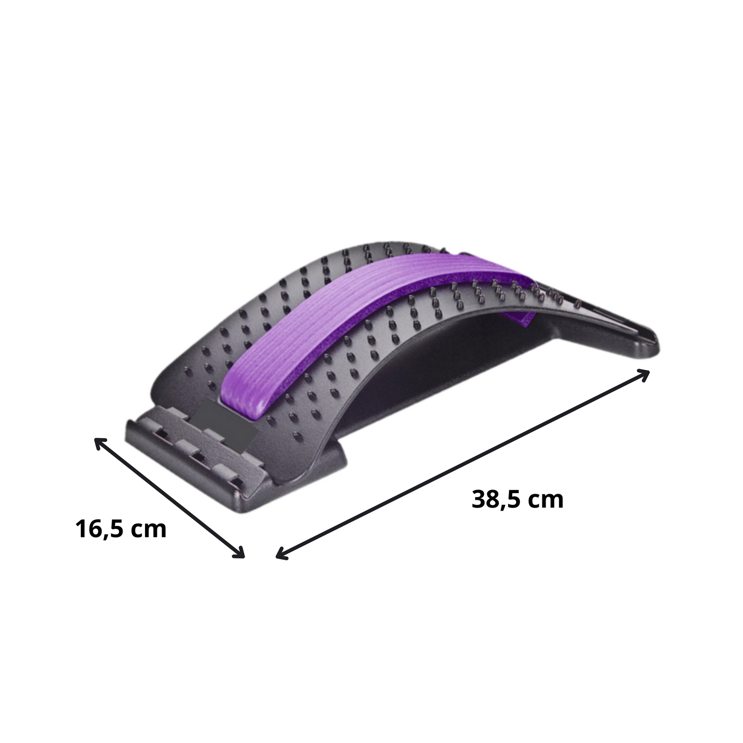 MOLOO-Rugstretcher-Paars-Acupunctuurmassage-Backstretcher