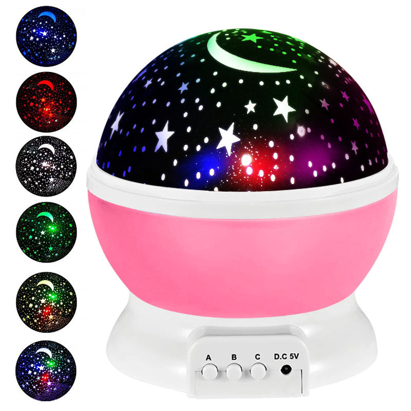 MOLOO-Sterrenhemel-Projector-Roze-Sterrenlamp-Space-Projectorlamp