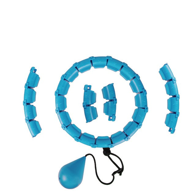 MOLOO-Verstelbare-Fitness-Hoelahoep-Met-Gewicht-Blauw-Sport-Hoepel-28-Punten