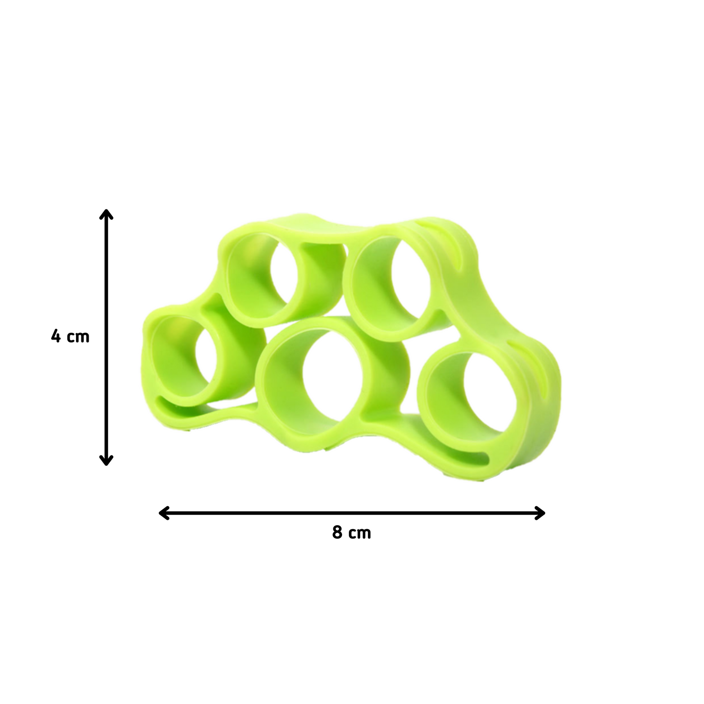 MOLOO Vingerelastieken Groen Vingertrainer Finger trainer Handrevalidatie Griptrainer Arm Hand Stretcher