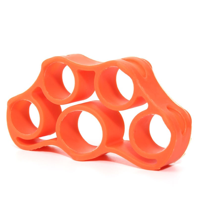 MOLOO Vingerelastieken Oranje Vingertrainer Finger trainer Handrevalidatie Griptrainer Arm Hand Stretcher