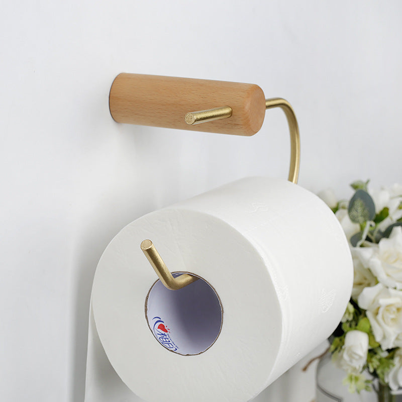 MOLOO-WC-rolhouder-Hout-Luxe-Toiletrolhouder-Goud-Badkamer-Accessoires