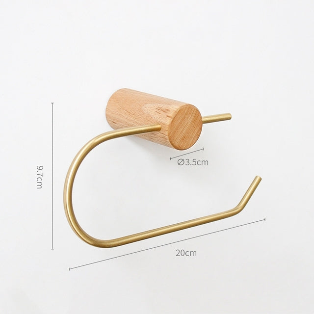 MOLOO-WC-rolhouder-Hout-Luxe-Toiletrolhouder-Goud-Badkamer-Accessoires