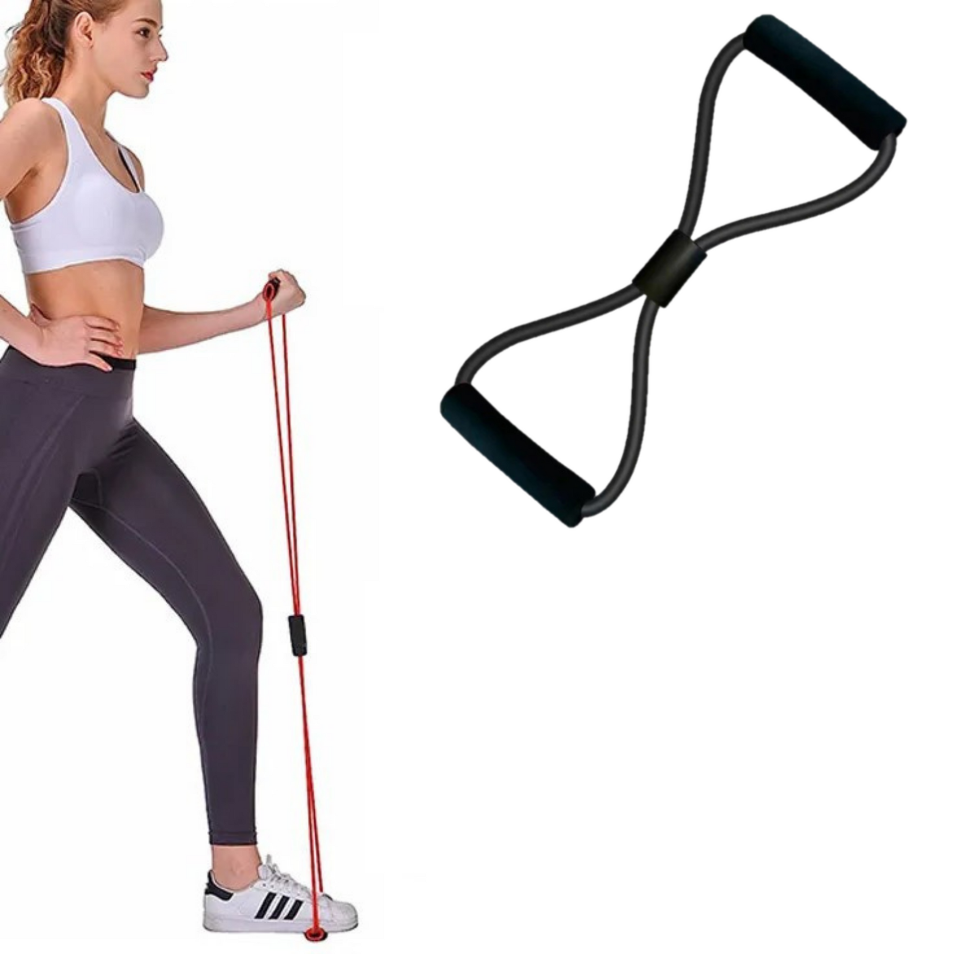 MOLOO-Weerstandsband-Zwart-Fitness-Elastiek-Trainingsbanden-Home-Workout