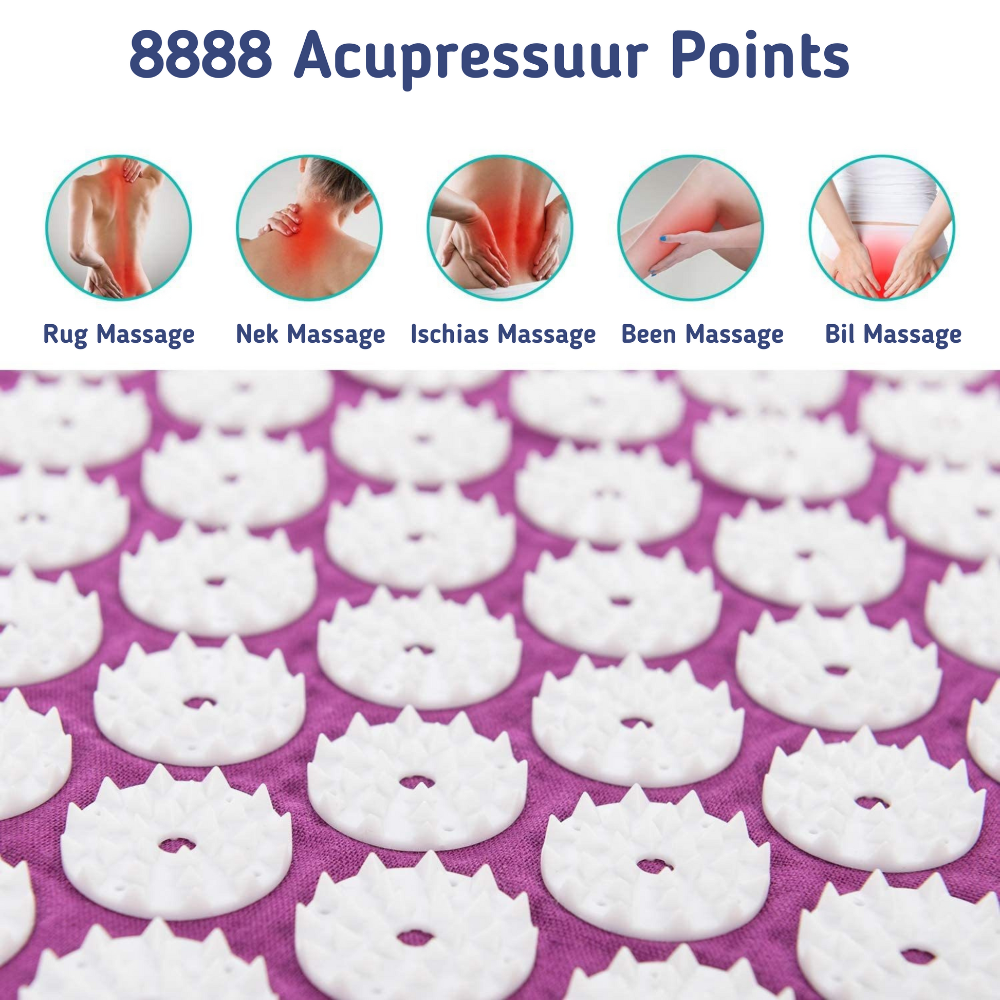 MOLOO-Yoga-Spijkermat-Met-Kussen-Blauw-Acupressuur-Mat-Meditatie-Spijkerbed-Massage