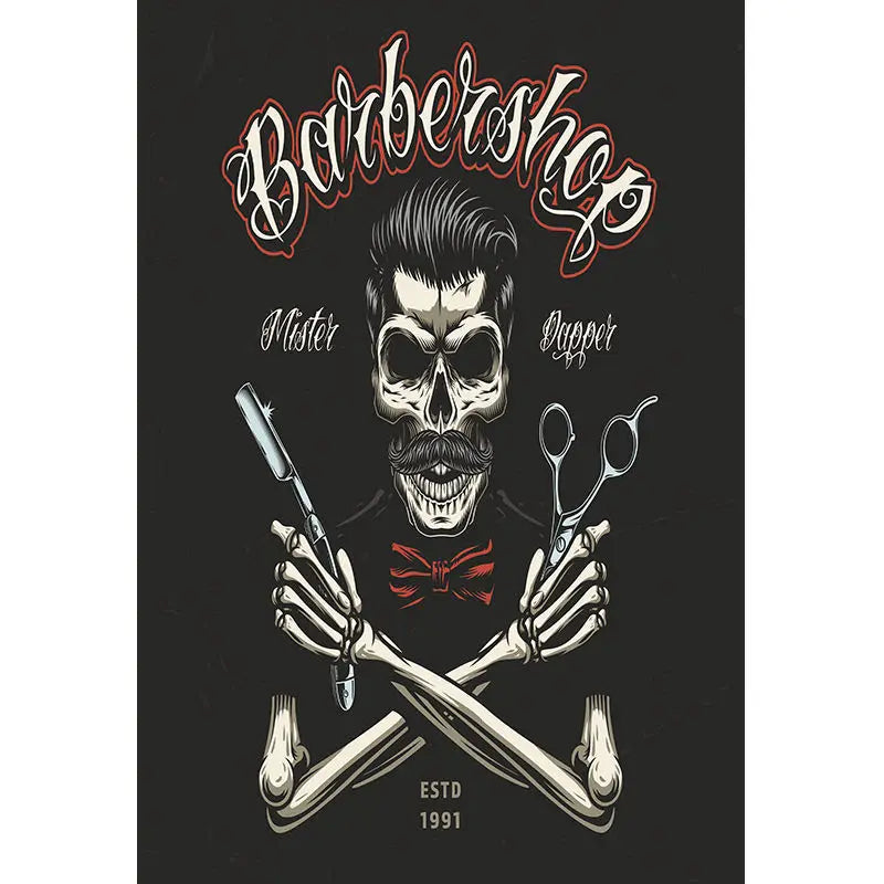 Poster met lijntekening van gezicht