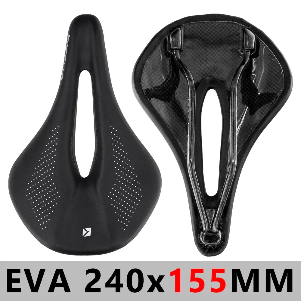 Fietszadel met schokdemping