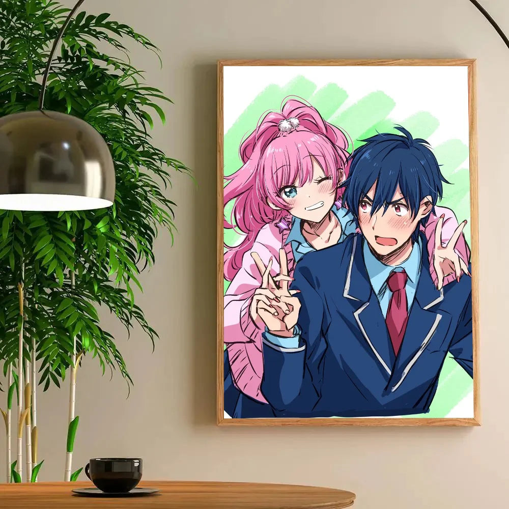 Kinderkamer poster met ruimte en planeten