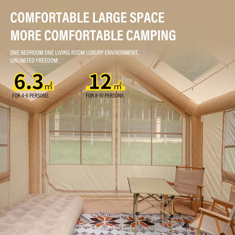 Camping tent met opbergruimte β Alles netjes georganiseerd