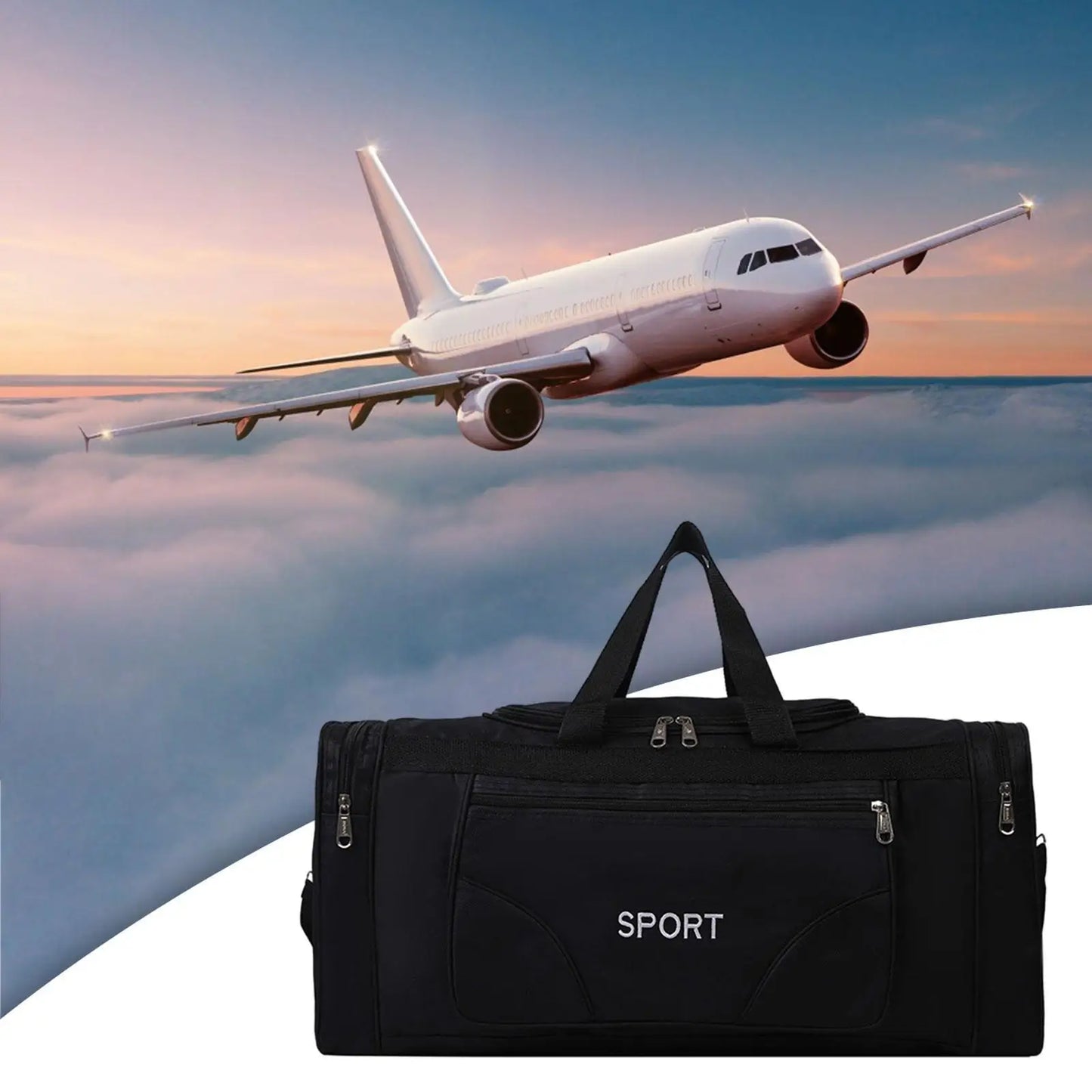 Lichtgrijze draagtas voor casual stijl