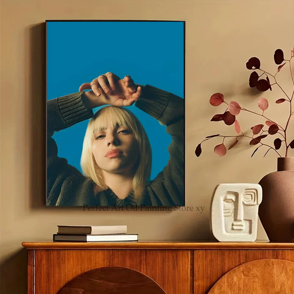 Set posters in botanische stijl