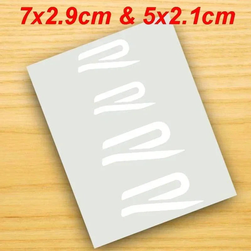 Auto stickers - Achterruit stickers met sportieve GTI en R-Line designs