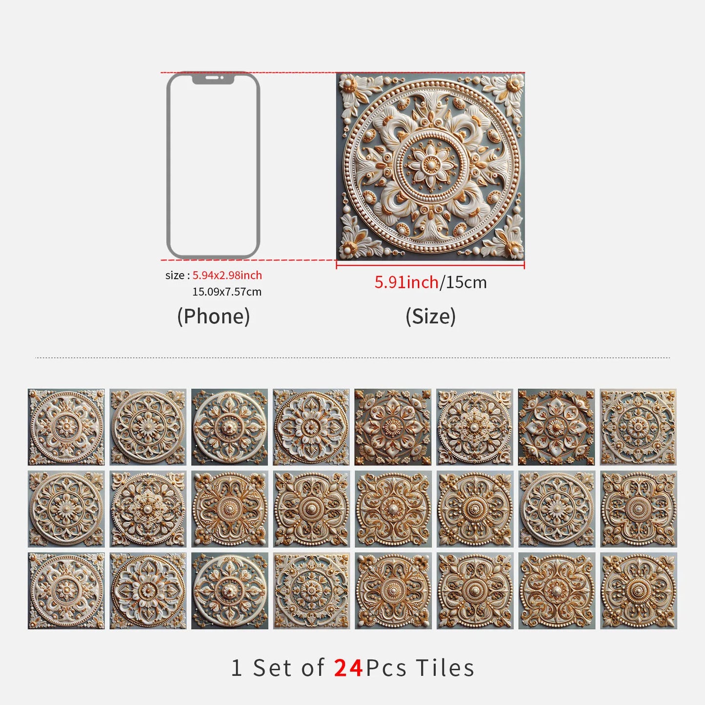 Zachtkleurige mozaiek tegels – Rust en eenvoud