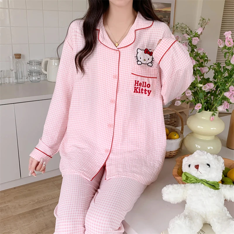Dames pyjama Wibra met speels ontwerp