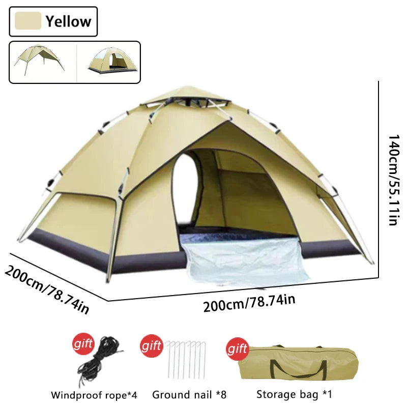Camping tent met aparte slaapcabine – Meer privacy