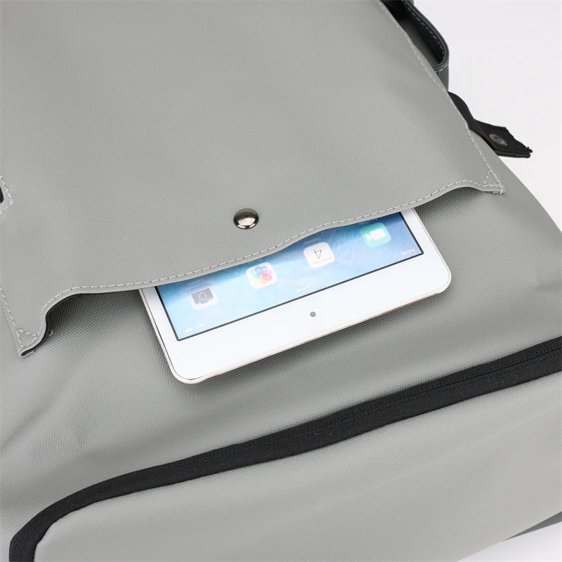 Rugzak als handbagage met gewatteerde laptophoes