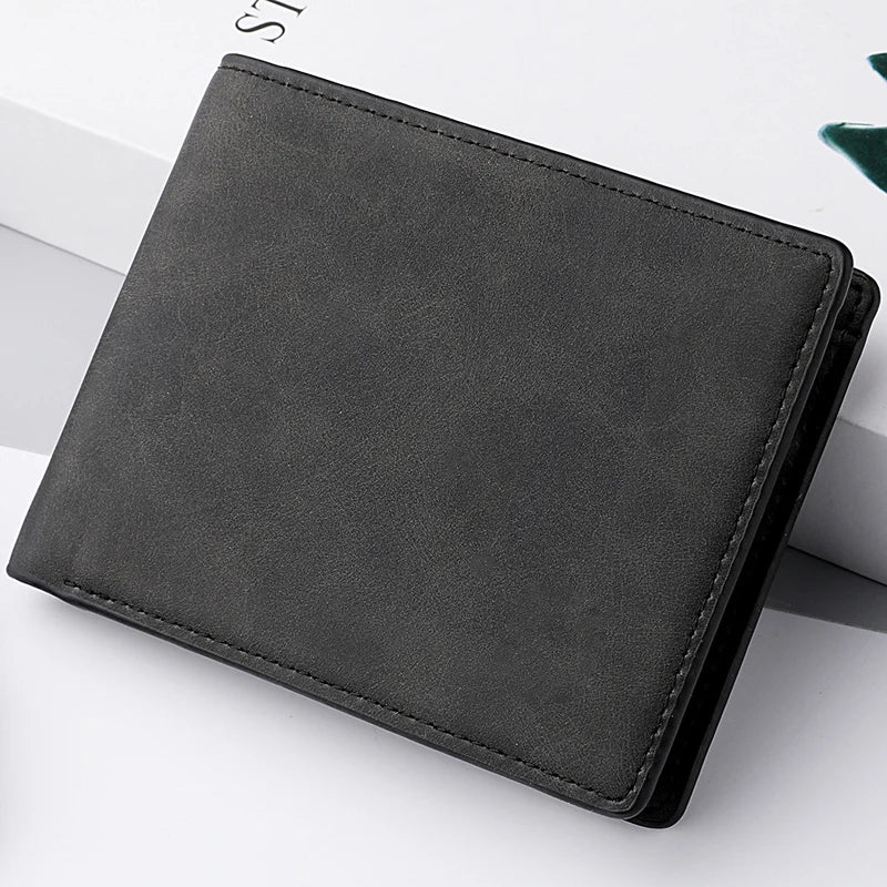 Leren portemonnee heren met vintage look β Karaktervol design