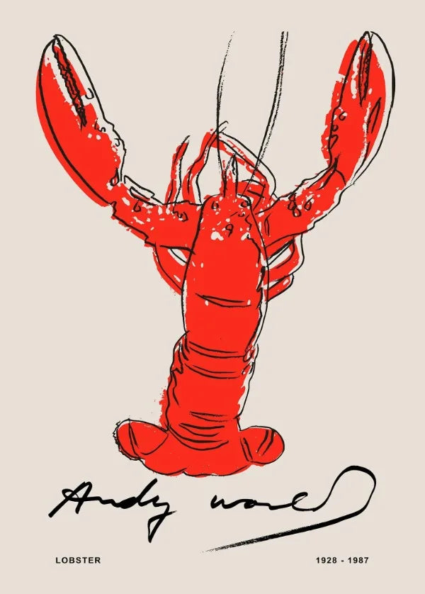 Poster in beige en zandtinten