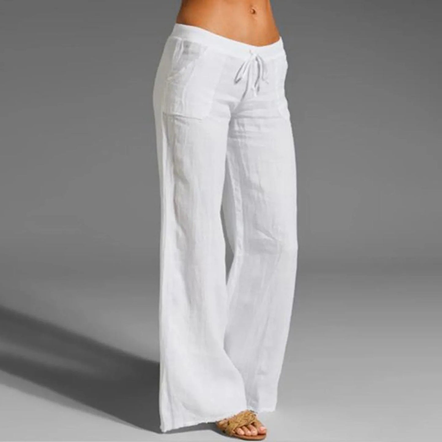 Linnen broek dames met elastische taille – Comfortabel en flexibel