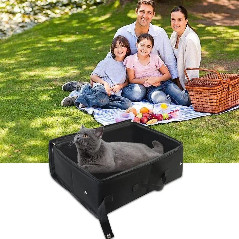 XXL kattenbak met hoge rand β Minder rommel buiten de bak