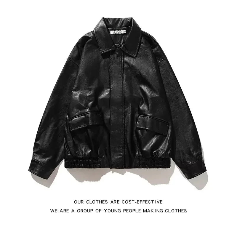 Leren jas heren met diagonale rits – Voor een edgy uitstraling