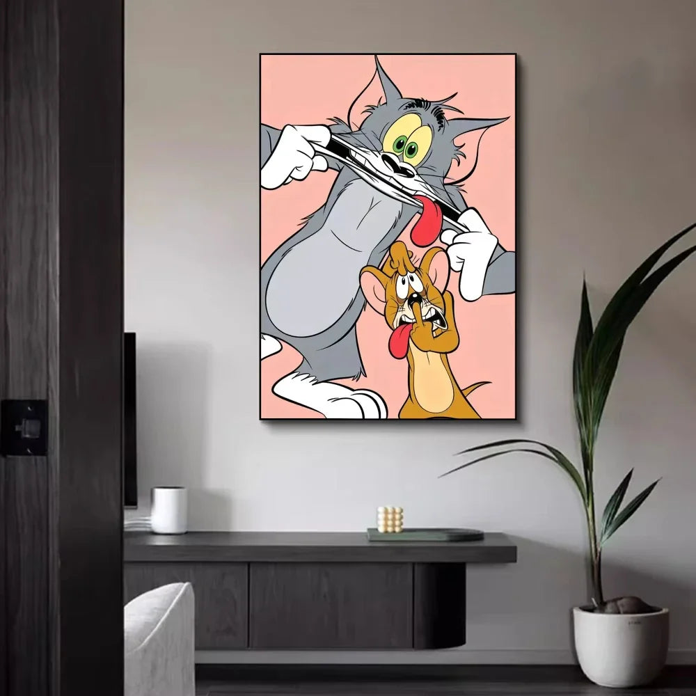 Vintage wereldkaart poster