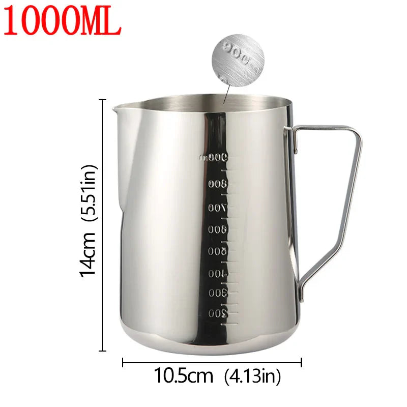 Koffie accessoires set met tamper en melkkannetje