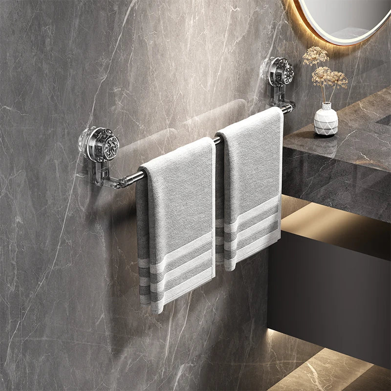 Wit badkamer handdoekrek modern – Rustige uitstraling