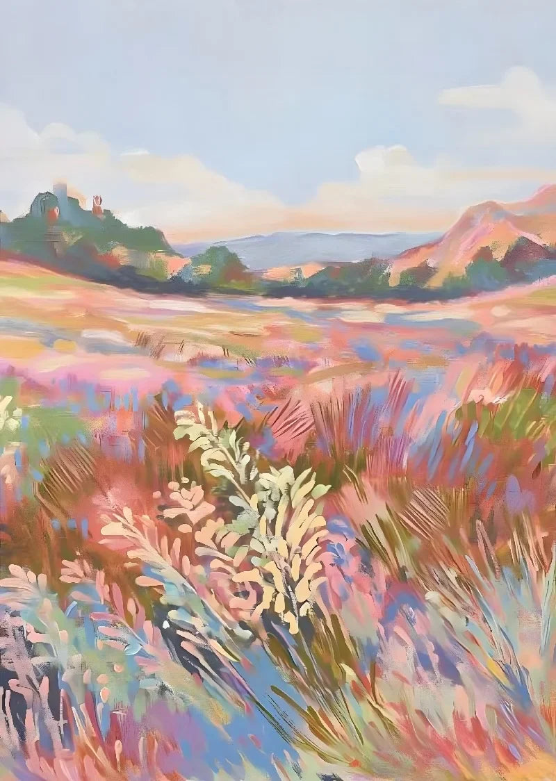 Poster met bloemen – Romantisch en zacht