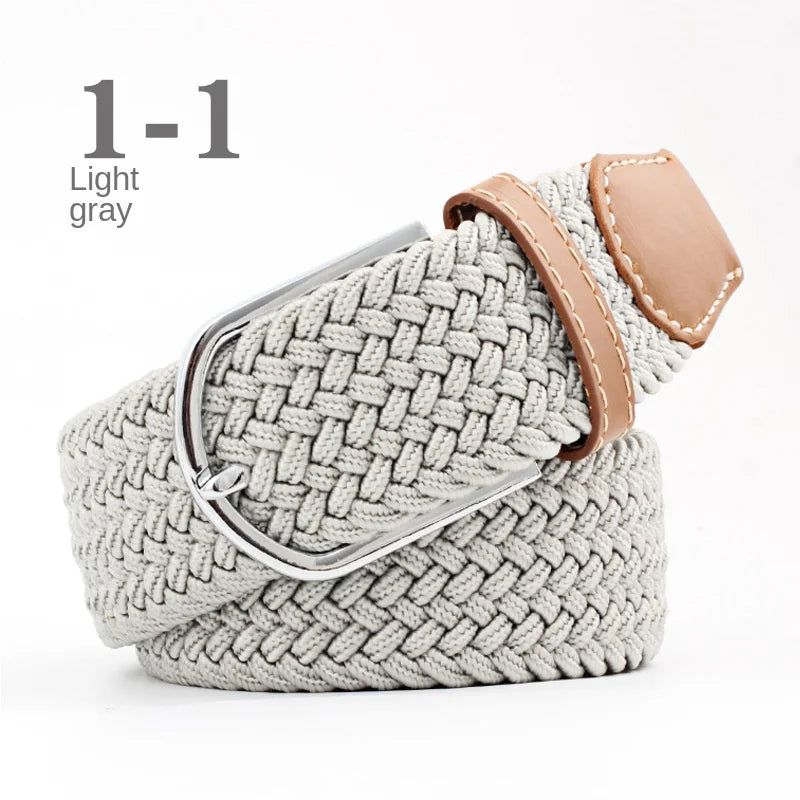 Herenriemen met decoratieve stiksels