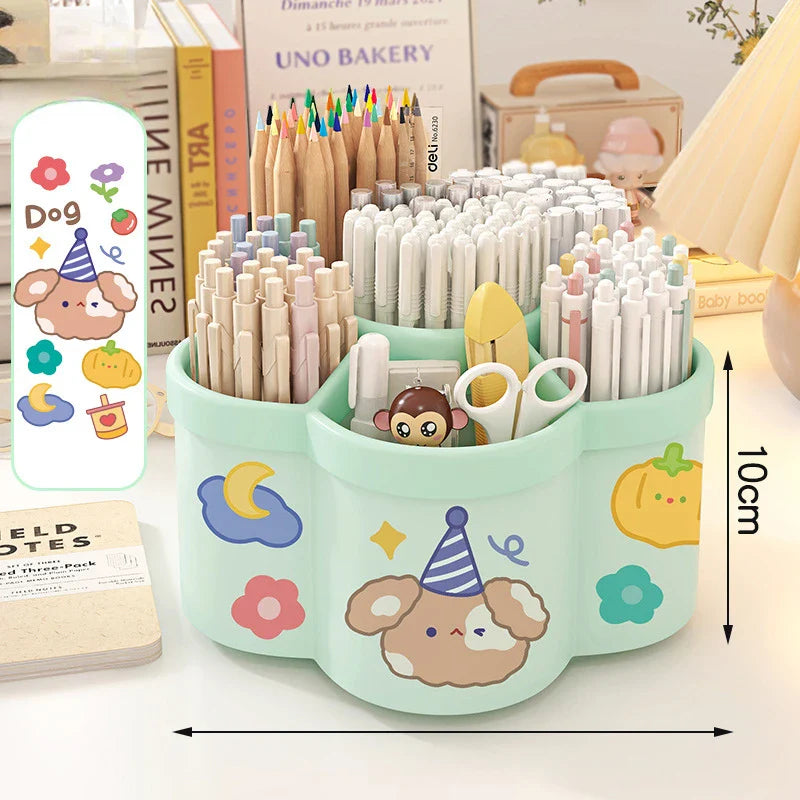 Minimalistische bureau organizer met rustgevend design