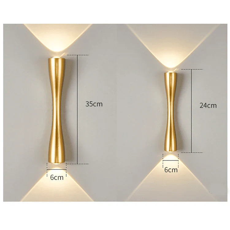 Wandlamp op batterijen met design kap – Voor decoratie en licht