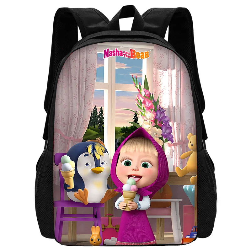 Schooltas meiden met metallic afwerking – Bling & stijl