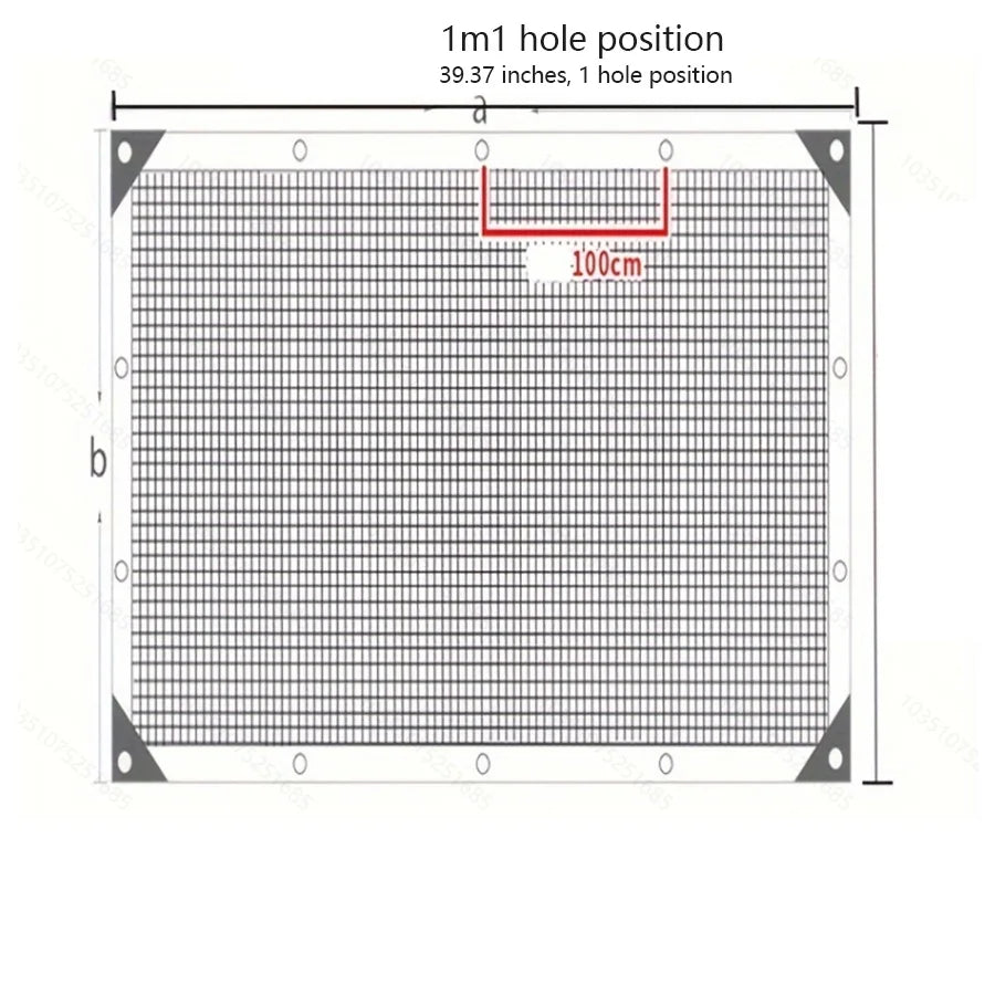 Action waterdicht dekzeil met ophangogen