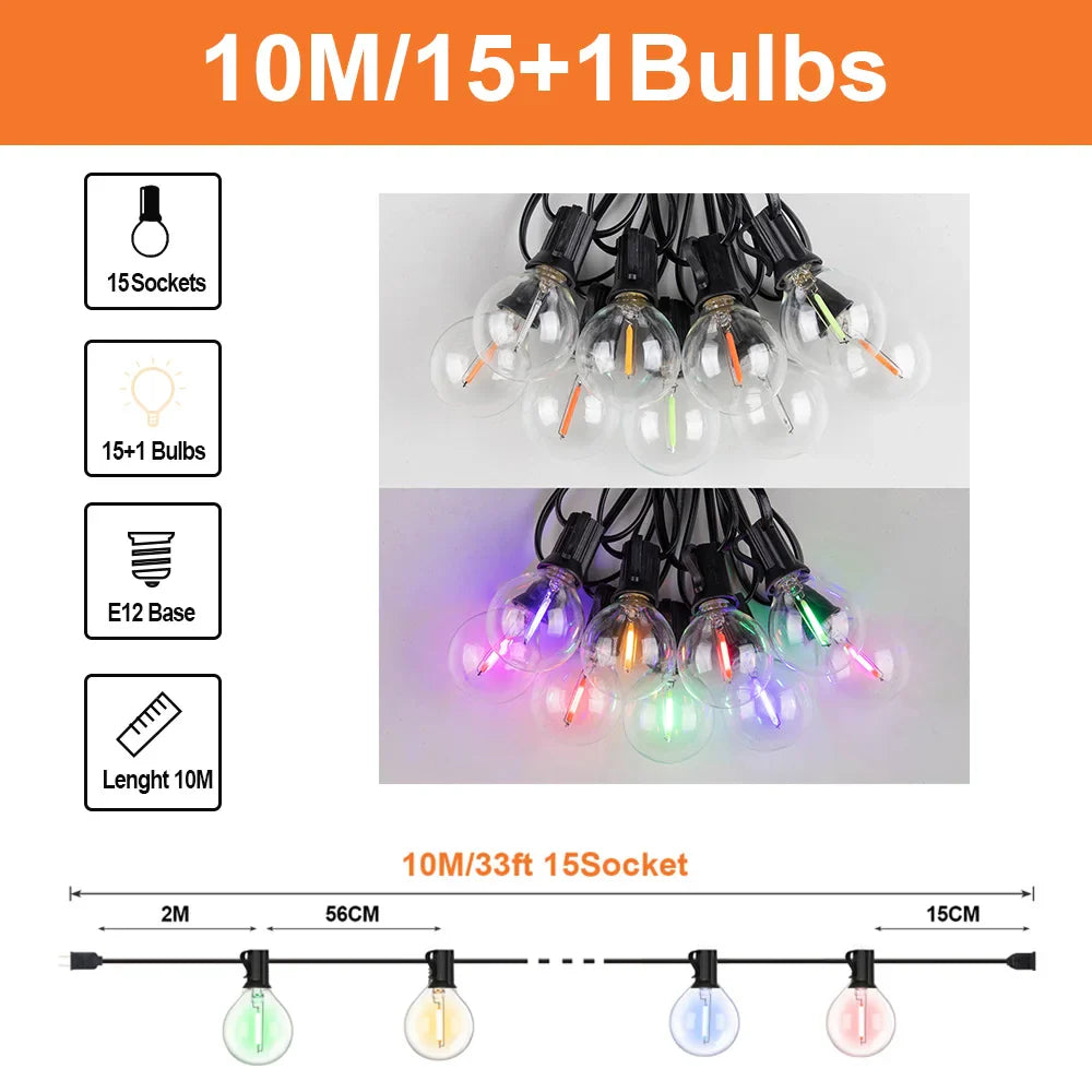 Feestelijke lichtslinger – Ideaal voor verjaardagen