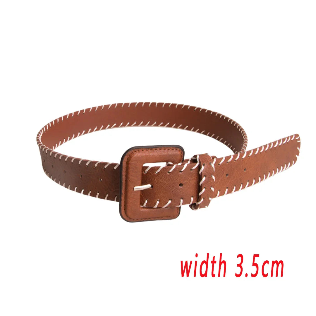 Brede riem dames om taille te accentueren