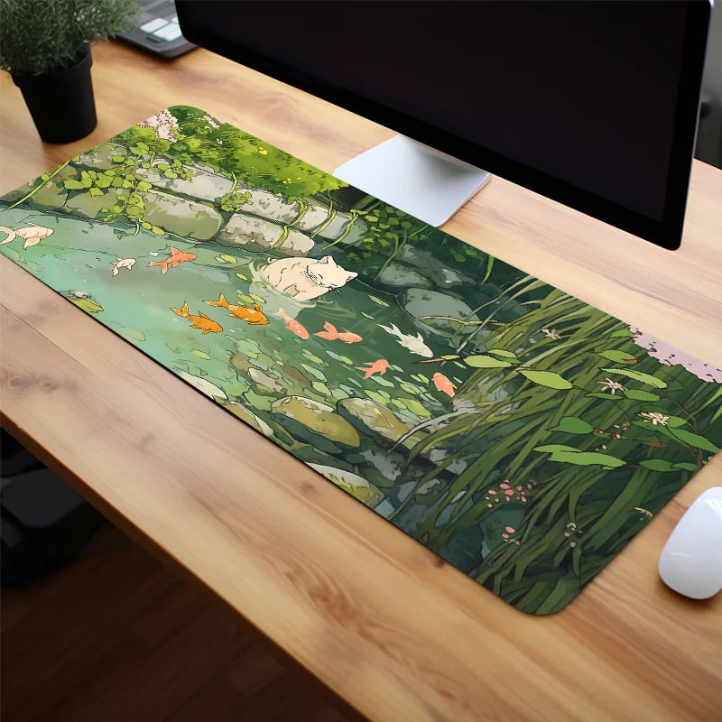 Muismat groot met zachte stof – Voelt prettig aan