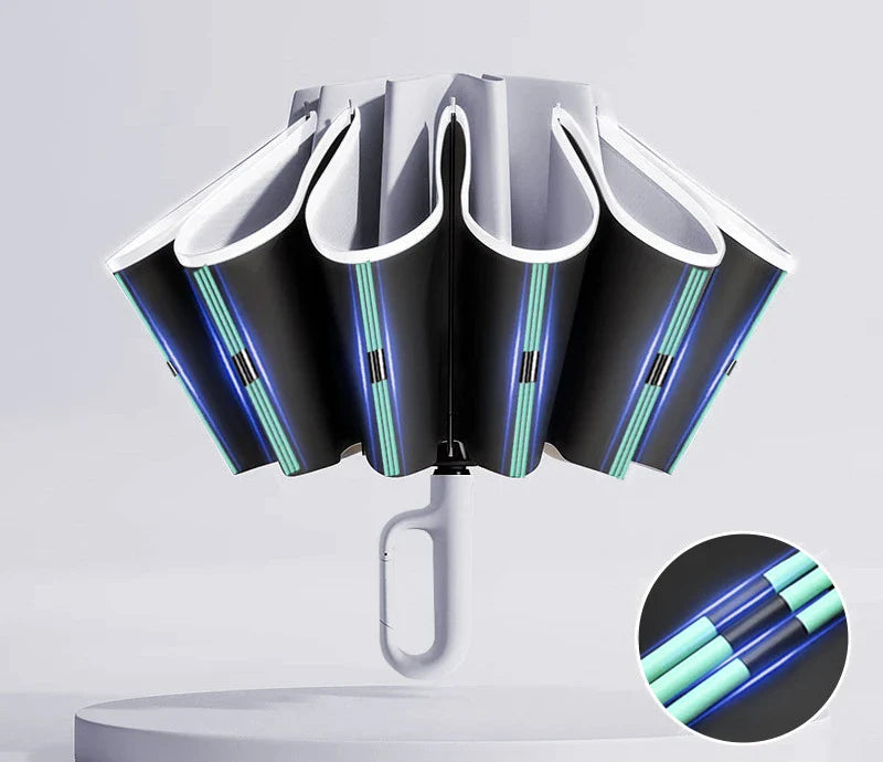 Action paraplu met windproof technologie