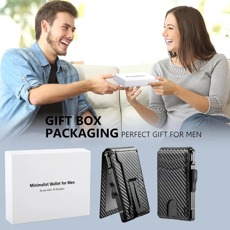 Kleine herenportemonnee met drukknoopsluiting β Stevig en handig