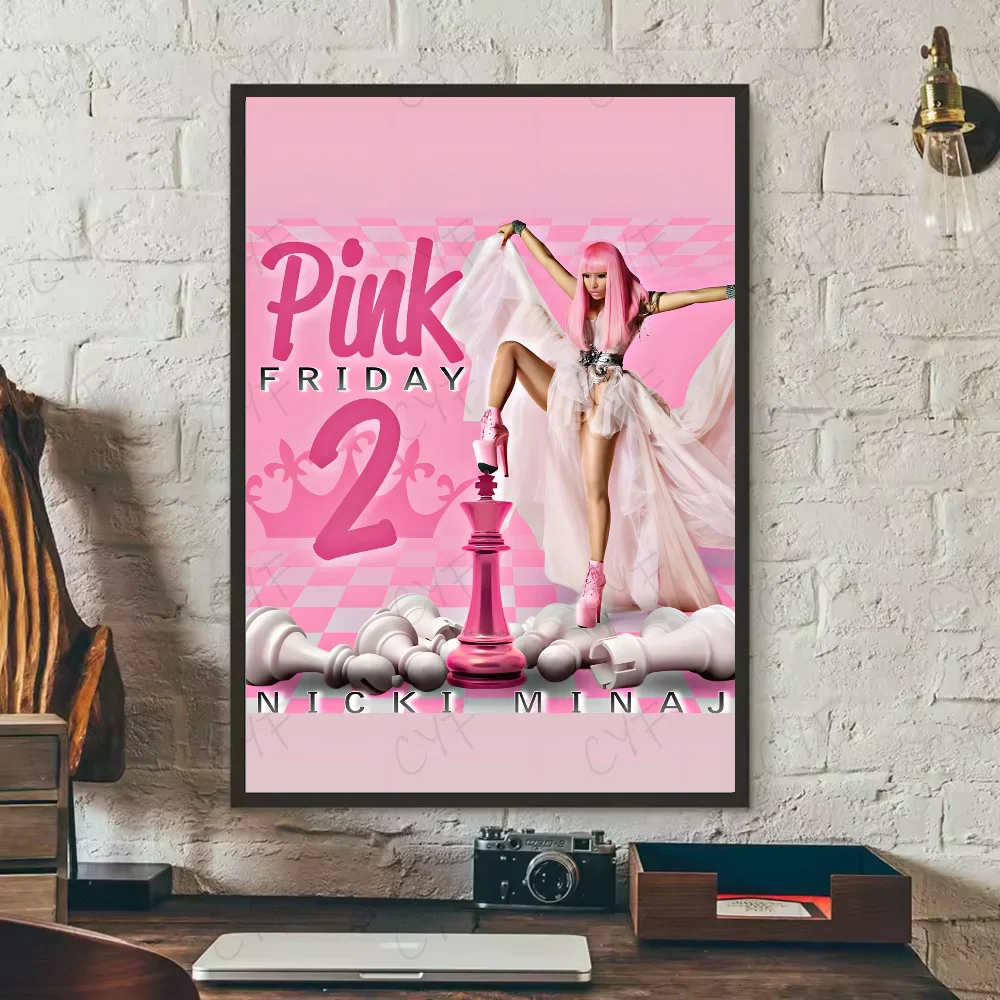 Wandposter met bloemen in vaas