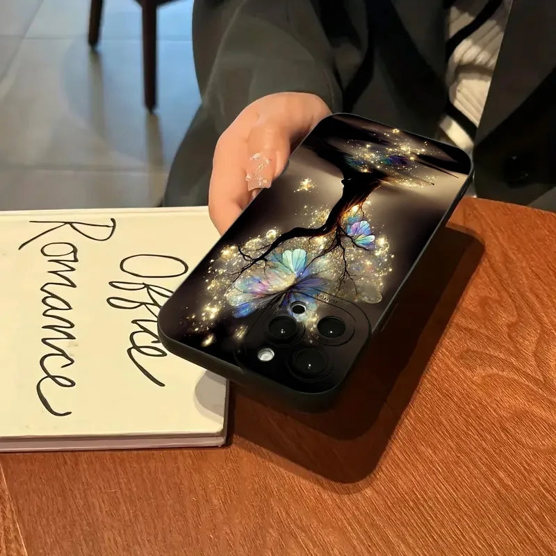 Telefoon hoesje met verhoogde randen voor schermbescherming