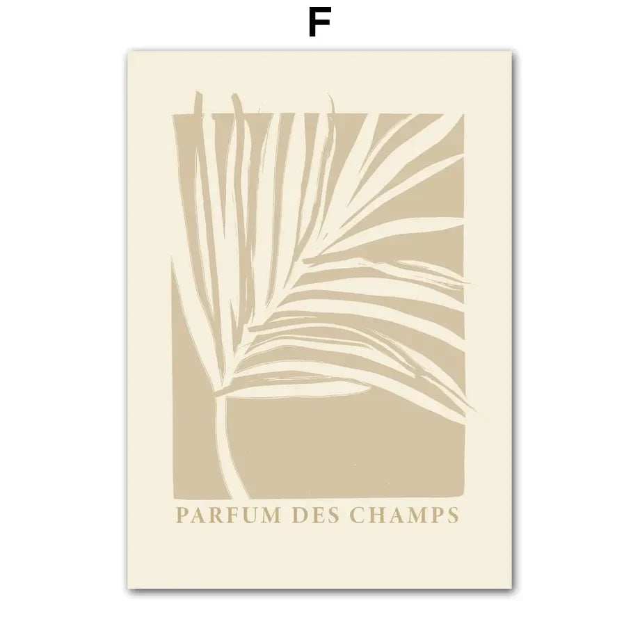 Woonkamer poster met rustgevende kleuren