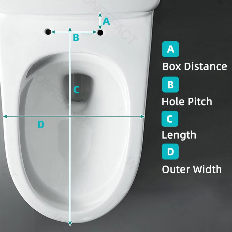 WC bril met antislip ringen – Blijft stevig liggen