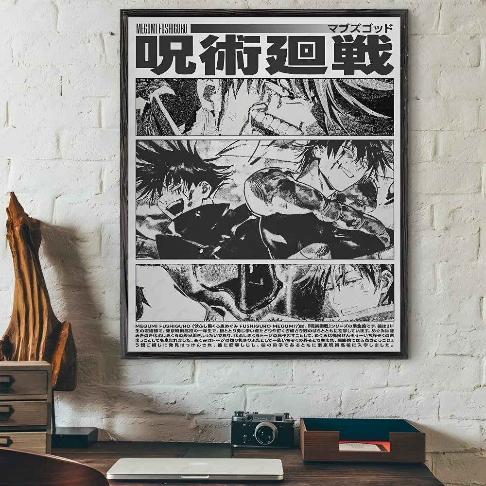 Wandposter met bloemen in vaas